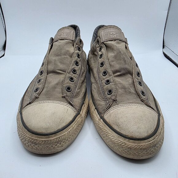Converse x John Varvatos Mens Size 11 Gray Laceless Slip On Sneakers 153901C - Picture 2 of 13